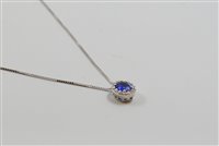 Pendente Recarlo Donna Gemma in Oro bianco Zaffiro 0.33 Ct P33CC251/ZB-42 - P33CC251/ZB-42